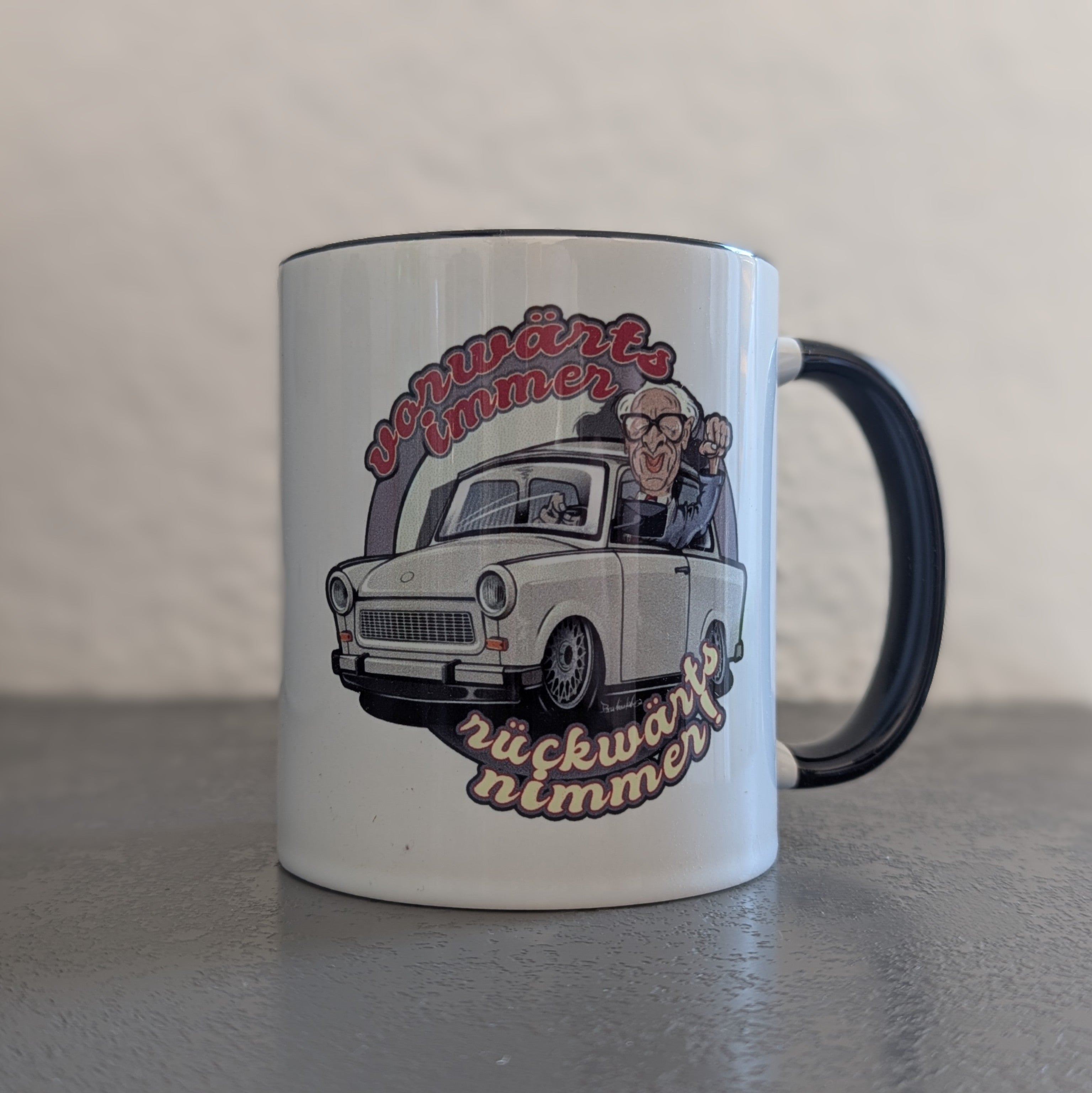 Tasse "vorwärts immer"