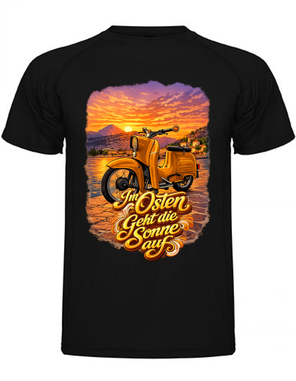 Basic Shirt "Im Osten geht die Sonne auf"