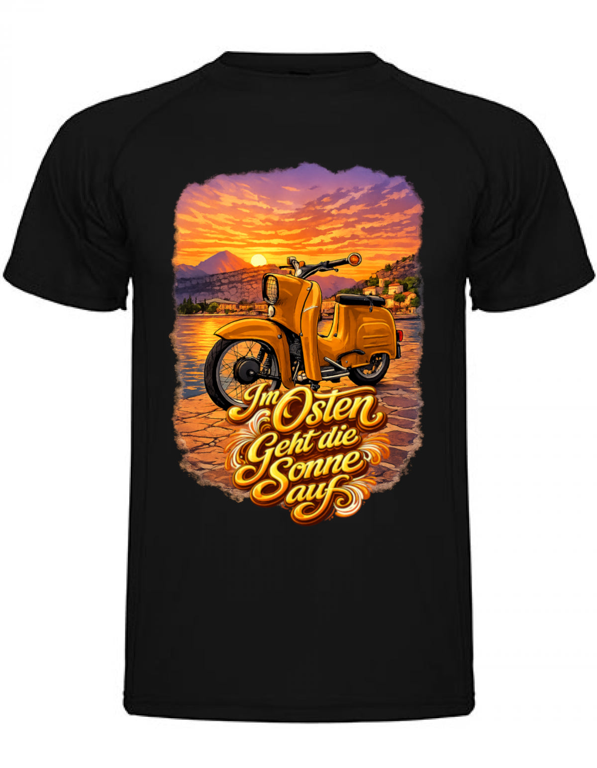 Basic Shirt "Im Osten geht die Sonne auf"