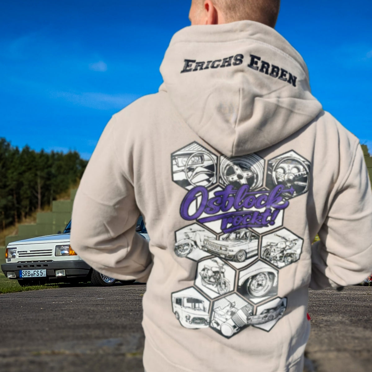 Kapuzenjacke "Ostblock rockt"