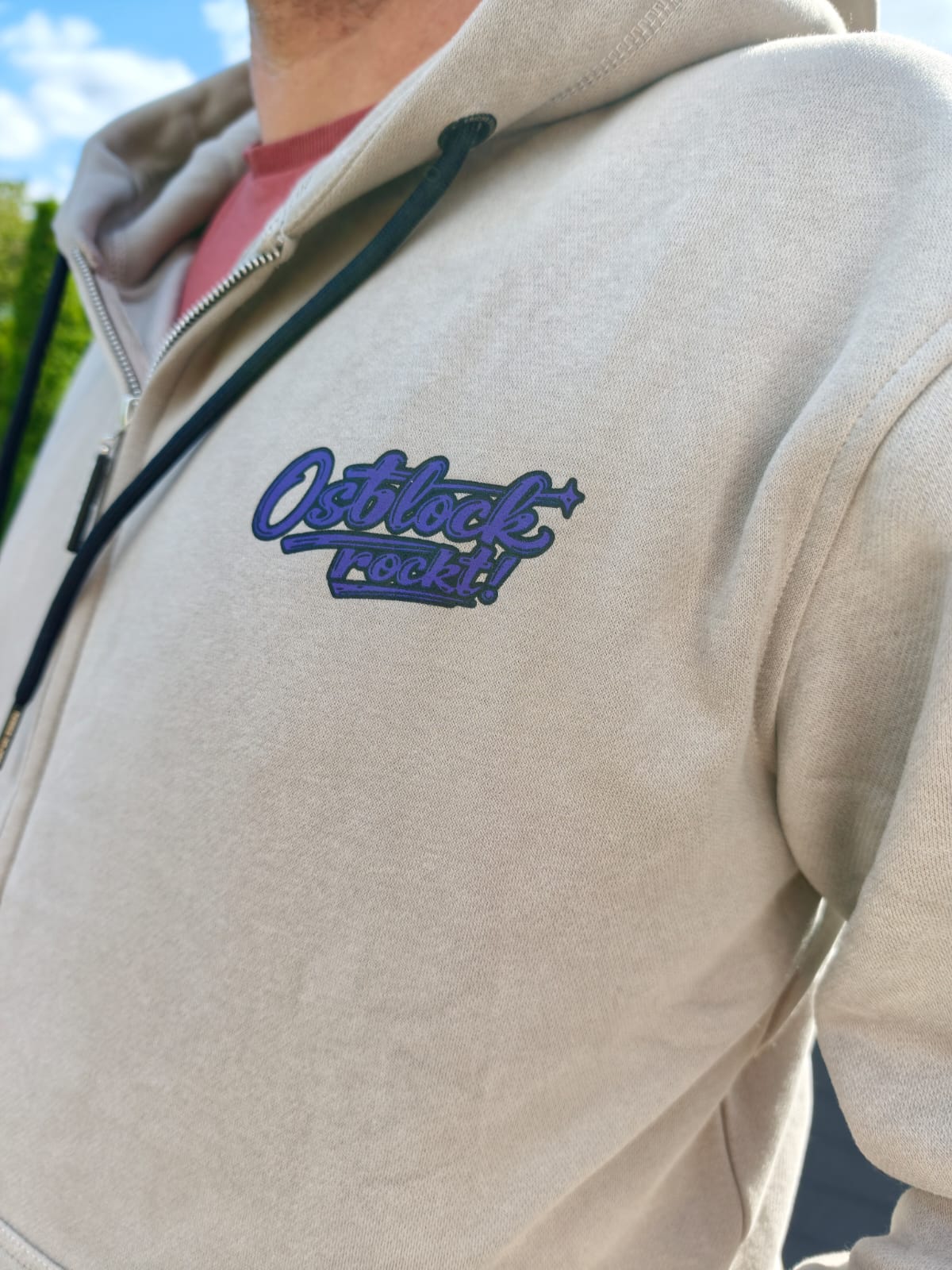 Kapuzenjacke "Ostblock rockt"