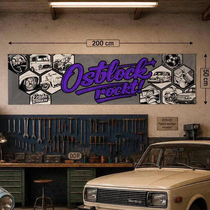 Banner "Ostblock rockt"